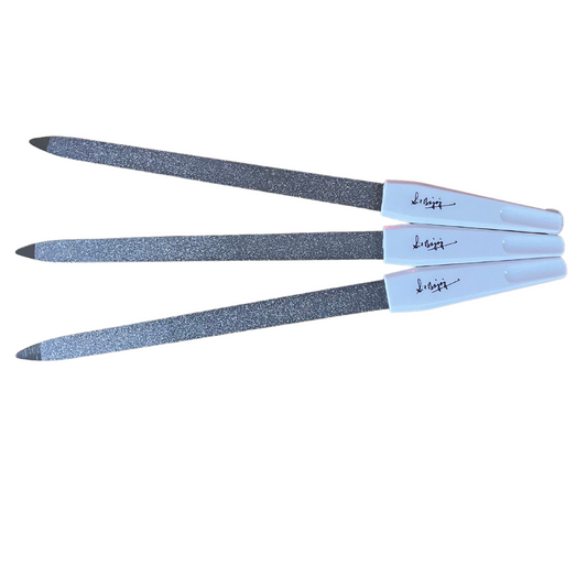 Sapphire Nail Files (Nail Filer for Soft Nails), 3 PCS